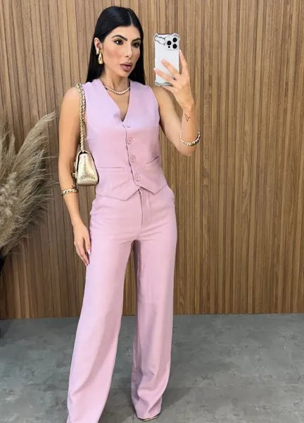Conjunto Flay - Rosa