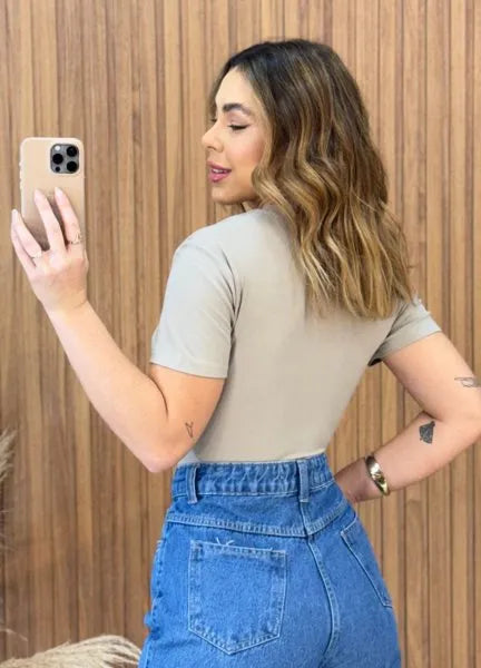 Blusa Elise New - Caqui