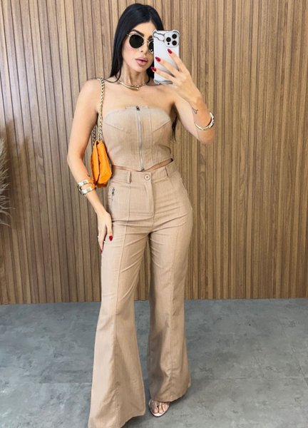 Conjunto Mavie - Nude