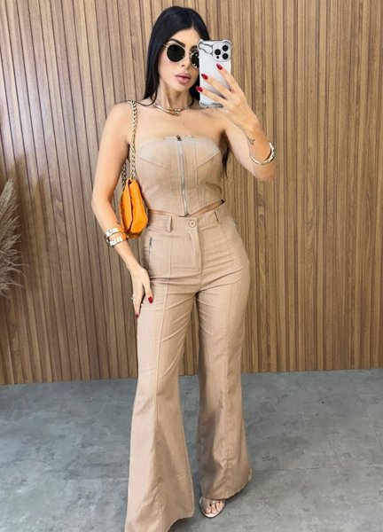 Conjunto Mavie - Nude