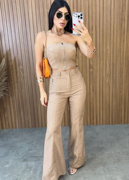 Conjunto Mavie - Nude