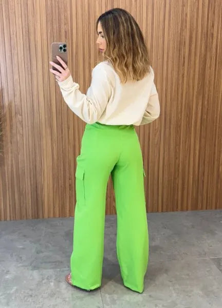 Calça Camile Alfaiataria - Verde