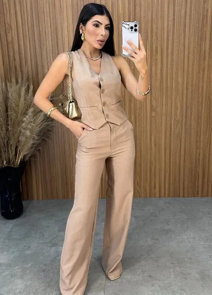 Conjunto Flay - Nude