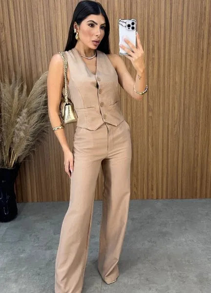 Conjunto Flay - Nude