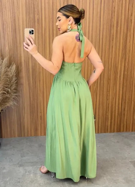 Vestido Melissa - Verde Oliva