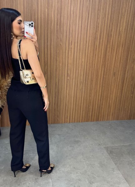 Conjunto Charlotte Alfaiataria - Preto