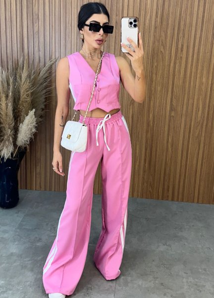 Conjunto Anitta Alfaiataria - Rosa
