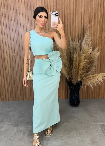 Conjunto Aila Flower - Verde