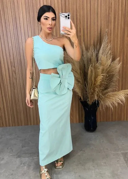 Conjunto Aila Flower - Verde