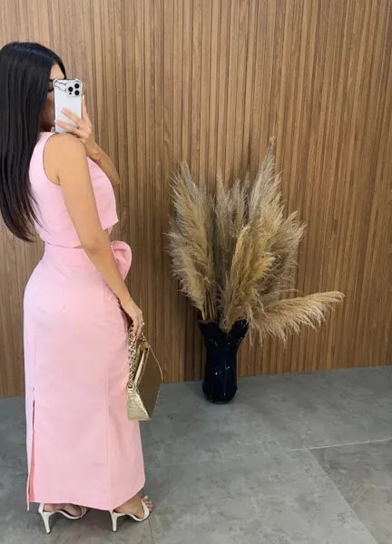 Conjunto Aila Flower - Rosa