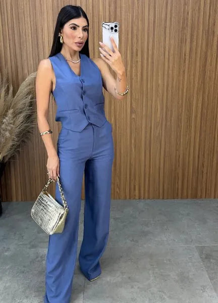 Conjunto Flay - Azul
