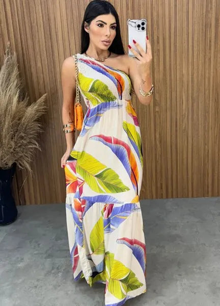 Vestido Maragogi Nula Manga - Off