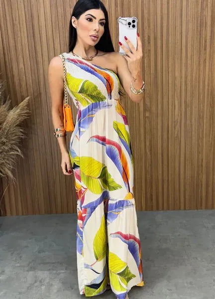 Vestido Maragogi Nula Manga - Off