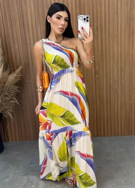 Vestido Maragogi Nula Manga - Off