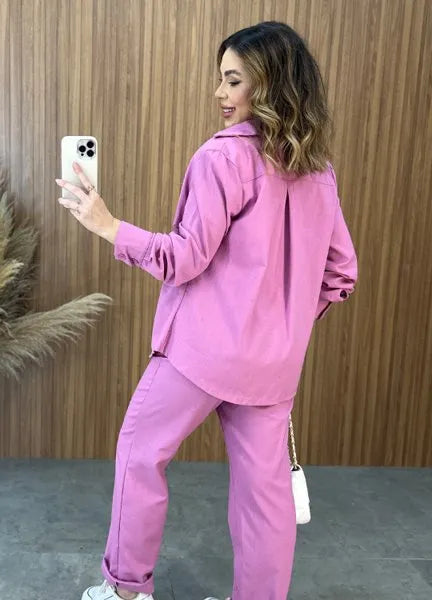 Conjunto Ary New - Rosa