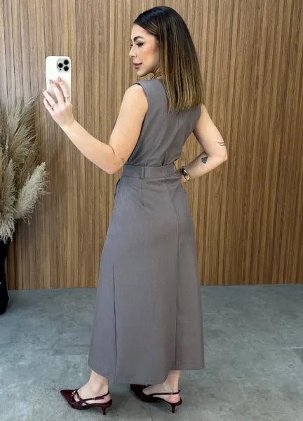 Conjunto Amalia - Cinza