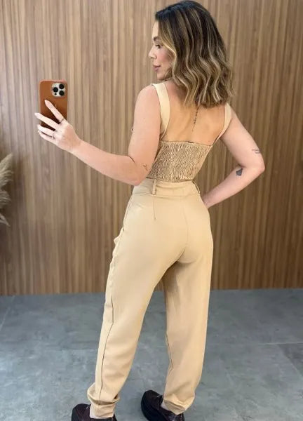 Conjunto Cibele Alfaiataria - Nude