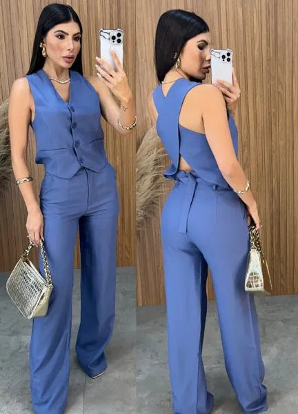 Conjunto Flay - Azul