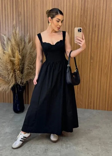 Vestido Sereia - Preto