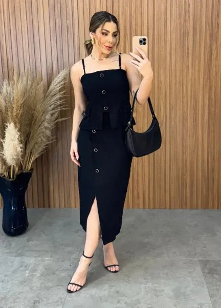 Conjunto Laura - Preto