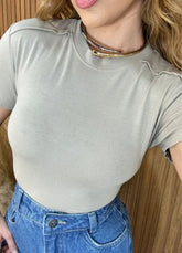 Blusa Elise New - Caqui