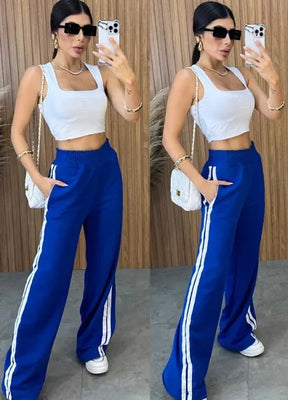 Calça Moletom Trend - Azul