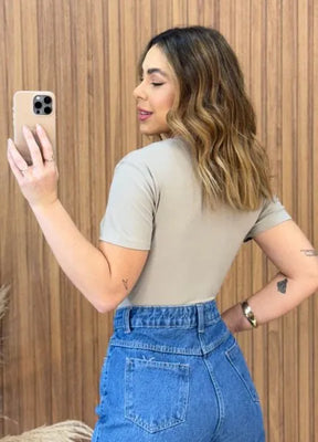 Blusa Elise New - Caqui