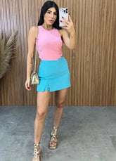 Short/Saia Cecilia - Azul