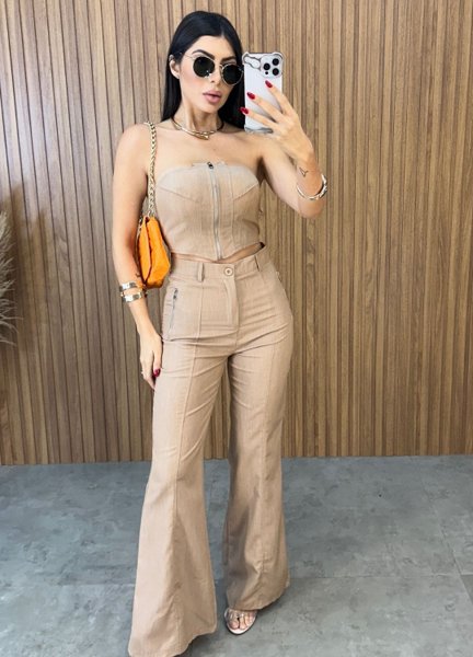 Conjunto Mavie - Nude