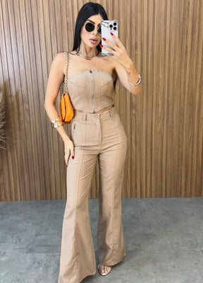 Conjunto Mavie - Nude