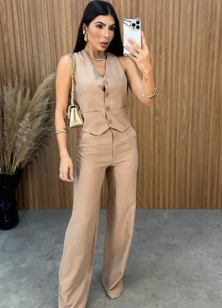 Conjunto Flay - Nude
