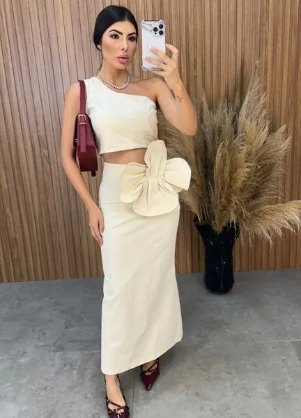 Conjunto Aila Flower - Areia
