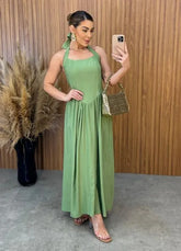 Vestido Melissa - Verde Oliva
