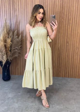 Vestido Nicole - Creme