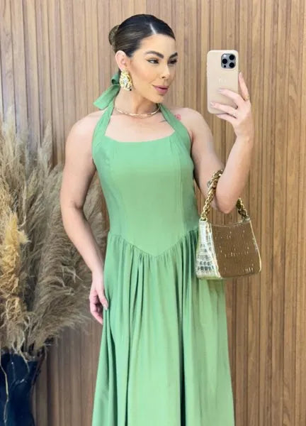Vestido Melissa - Verde Oliva