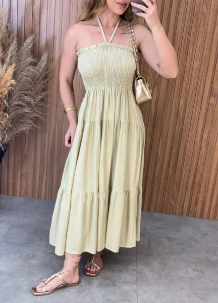 Vestido Nicole - Creme