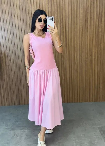 Vestido Veneza - Rosa