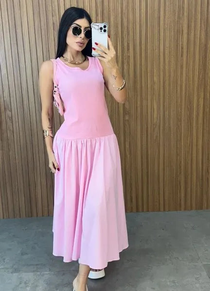 Vestido Veneza - Rosa