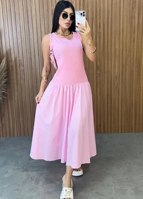 Vestido Veneza - Rosa