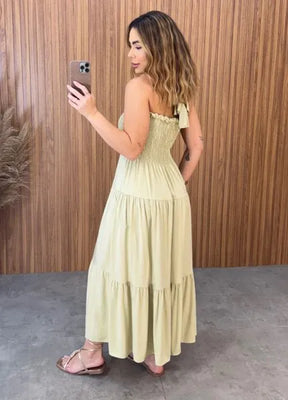 Vestido Nicole - Creme
