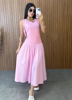Vestido Veneza - Rosa