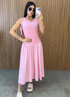 Vestido Veneza - Rosa