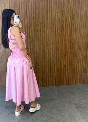 Vestido Veneza - Rosa
