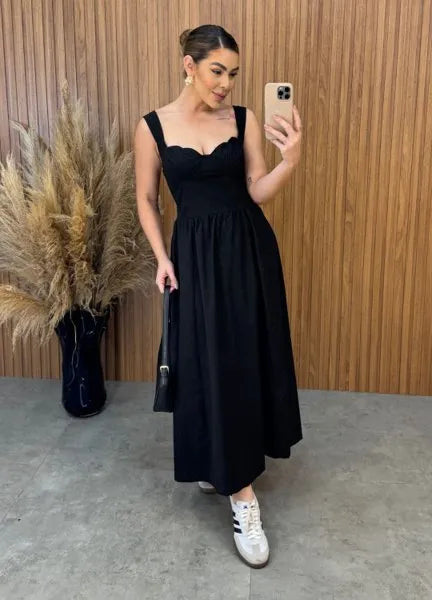 Vestido Sereia - Preto