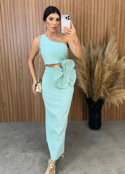 Conjunto Aila Flower - Verde
