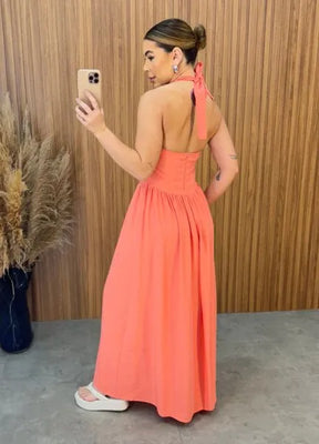 Vestido Melissa - Goiaba