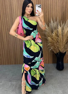 Vestido Maragogi Nula Manga - Preto