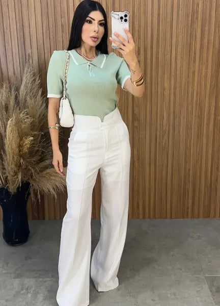 Blusa Tricot Elise - Verde