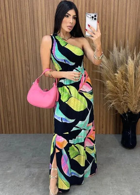 Vestido Maragogi Nula Manga - Preto