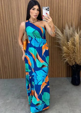 Vestido Maragogi Nula Manga - Verde Água